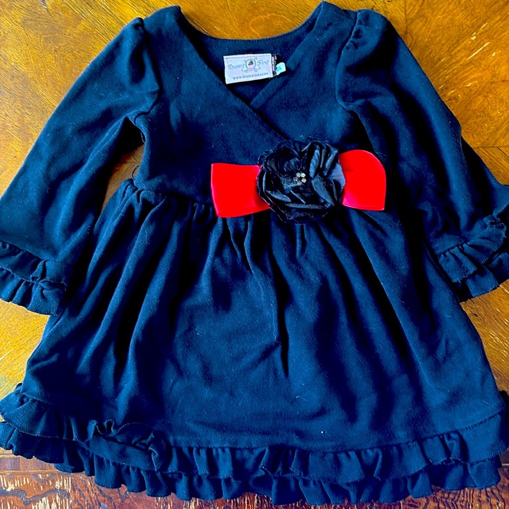 Dessert First Black Cotton Dress Size‎ 3T
